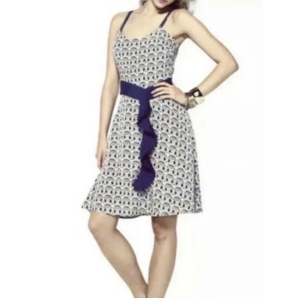 Liberty of London X Target Blue Mauverina Ruffle Dress